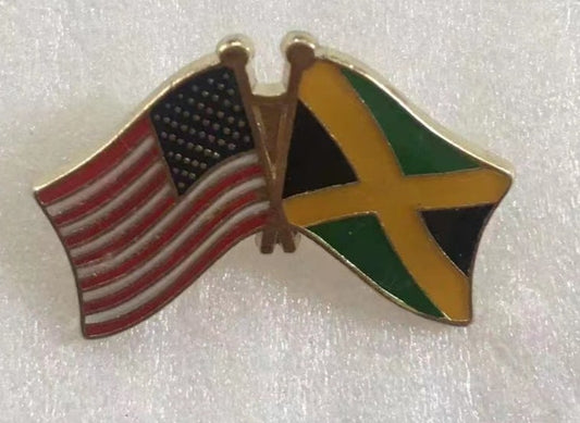 USA Jamaica Lapel Pin