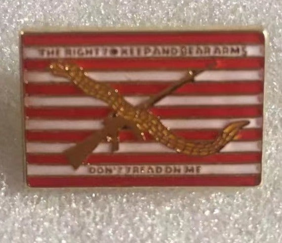 Punisher 2nd Amendment Enamel Lapel Pin – Guaranteed For Life