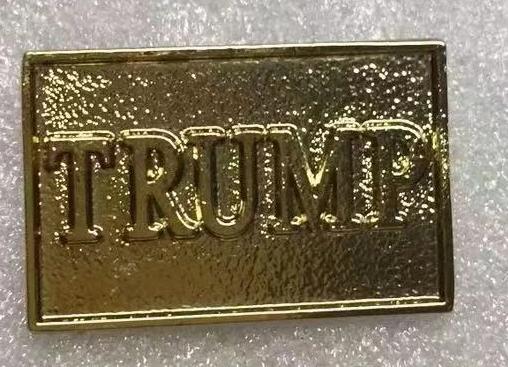 Trump Gold Stamped Lapel Pin