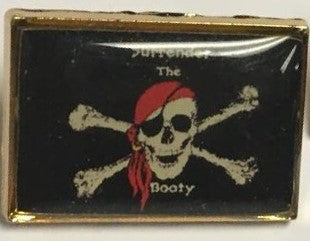 Pirate Surrender The Booty Lapel Pin