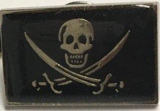 Pirate Cross Swords Lapel Pin