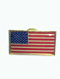 USA American Rectangle Vintage Flag Lapel Pin